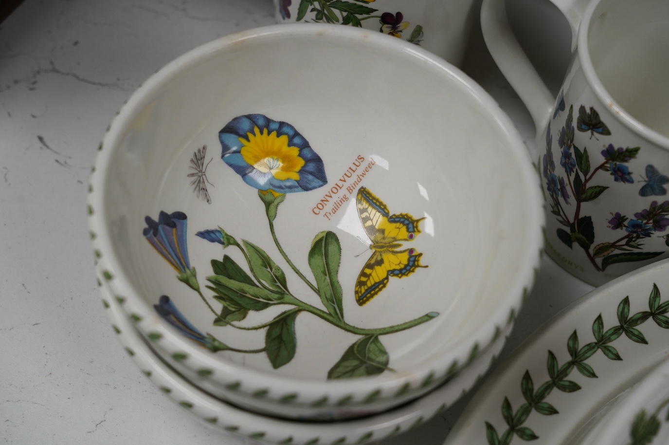 A group of Portmeirion table ware. Condition - fair to good